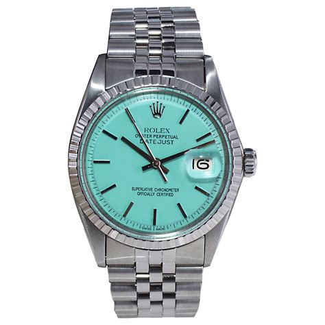 rolex with tiffany blue dial|Rolex datejust 41 tiffany blue.